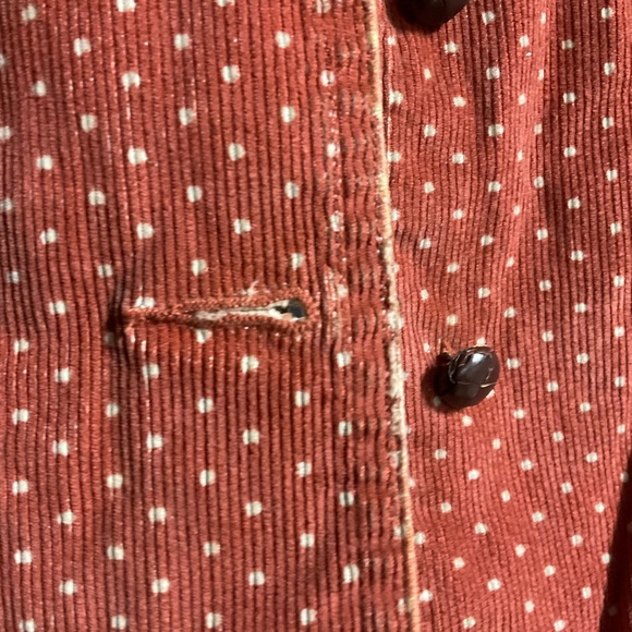 Fossil brand Cora/terracotta corduroy jacket sz S - Picture 2 of 8